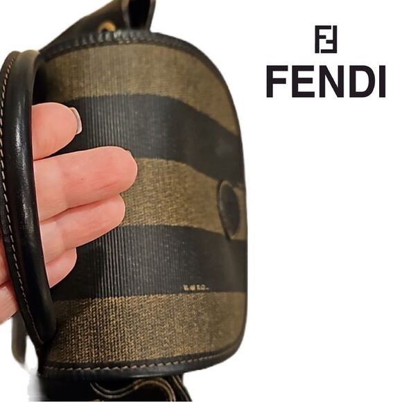 Fendi Daypack Pecan Penquin Striped‎ Backpack - Picture 6 of 8
